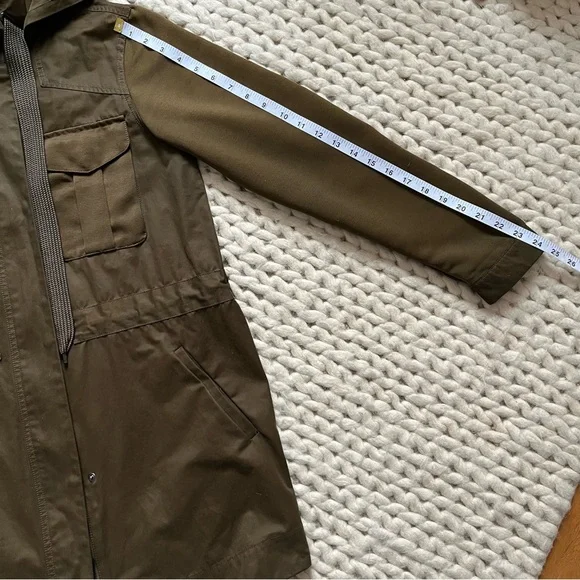 Vera Wang Olive Brown Hooded Jacket by Simply Vera | xsmall - Picture 15 of 16